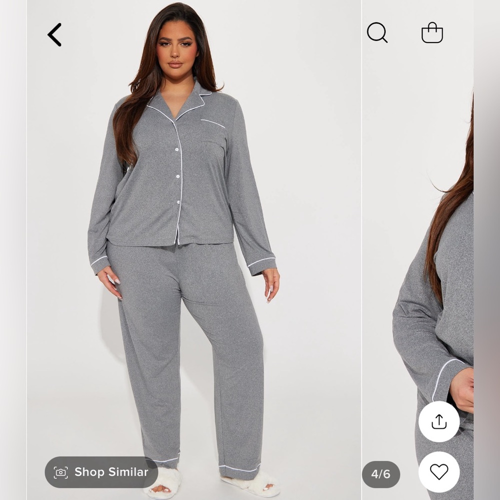 Gray PJ set